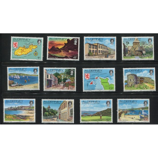 Alderney 1983 - Uzuale, motive locale, serie neuzata