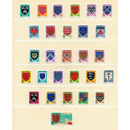 Jersey 1981-1988 - Uzuale, stema, serii neuzate