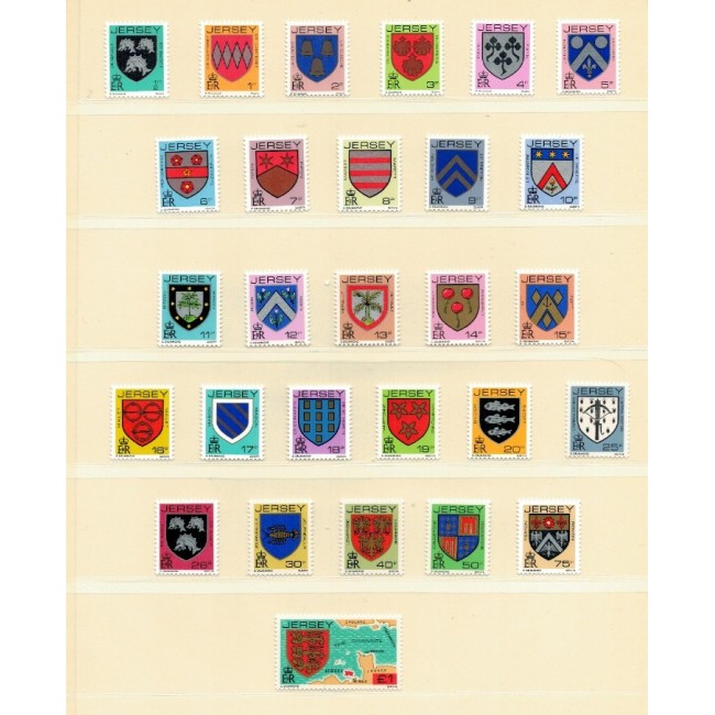 Jersey 1981-1988 - Uzuale, stema, serii neuzate