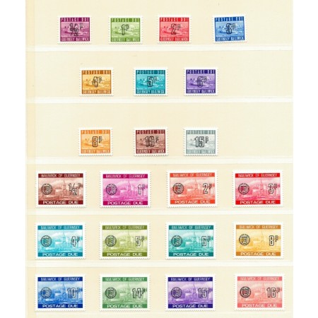 Guernsey 1971-1982 - Porto, vederi, serii neuzate