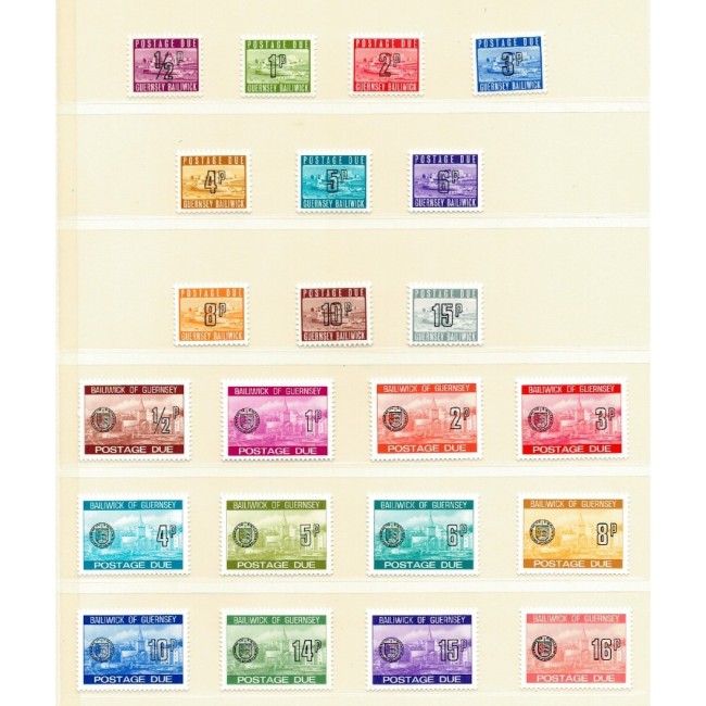 Guernsey 1971-1982 - Porto, serii neuzate