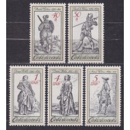 Cehoslovacia 1983 - Costume pe gravuri de epoca, serie neuzata