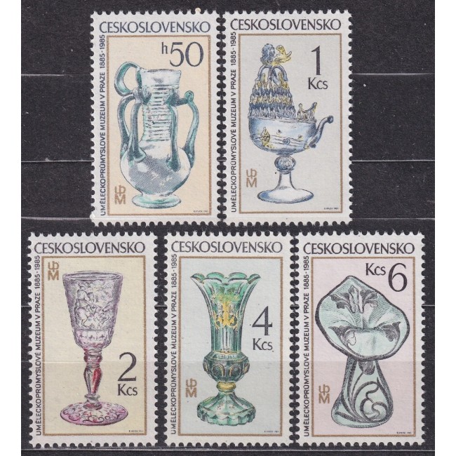 Cehoslovacia 1985 - Muzeul din Praga, artefacte, serie neuzata