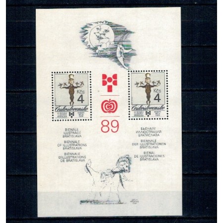 Cehoslovacia 1989 - Ilustrații din carti de copii, colita neuzata