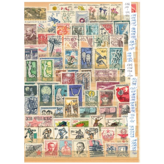 Cehoslovacia 1918-1989 - Colecție timbre stampilate in clasor