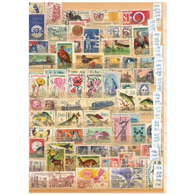 Cehoslovacia 1918-1989 - Colecție timbre stampilate in clasor