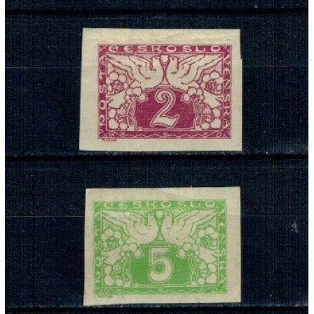 Cehoslovacia 1919 - Marci Expres, serie nestampilata