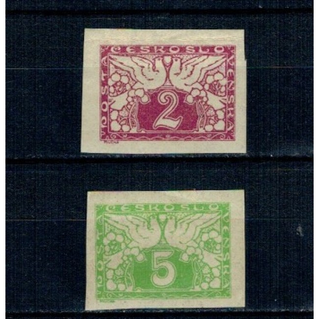 Cehoslovacia 1919 - Marci Expres, serie nestampilata