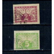 Cehoslovacia 1919 - Marci Expres, serie stampilata