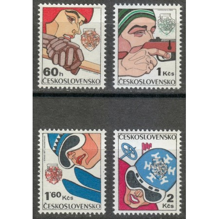 Cehoslovacia 1977 - Sport, serie neuzata