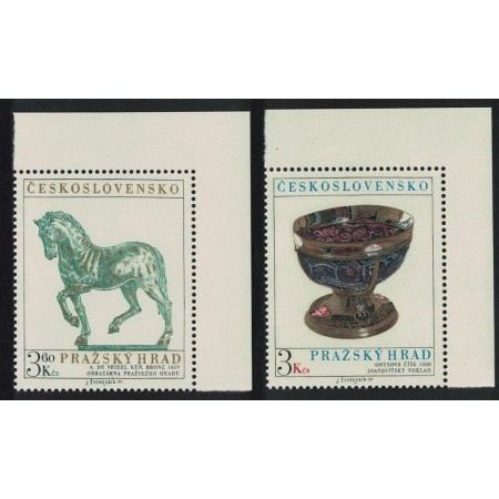 Cehoslovacia 1977 - Castelul Praga, artefacte, serie neuzata