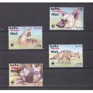 Eritrea 2001 - Fauna WWF, animale, serie neuzata