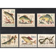 Cehoslovacia 1966 - Pești, pescuit, serie neuzata