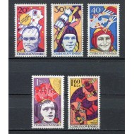 Cehoslovacia 1977 - Cosmonautica, serie neuzata