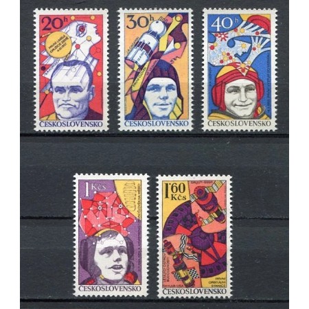 Cehoslovacia 1977 - Cosmonautica, serie neuzata