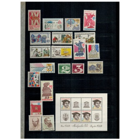 Cehoslovacia - Colecție timbre neuzate in clasor