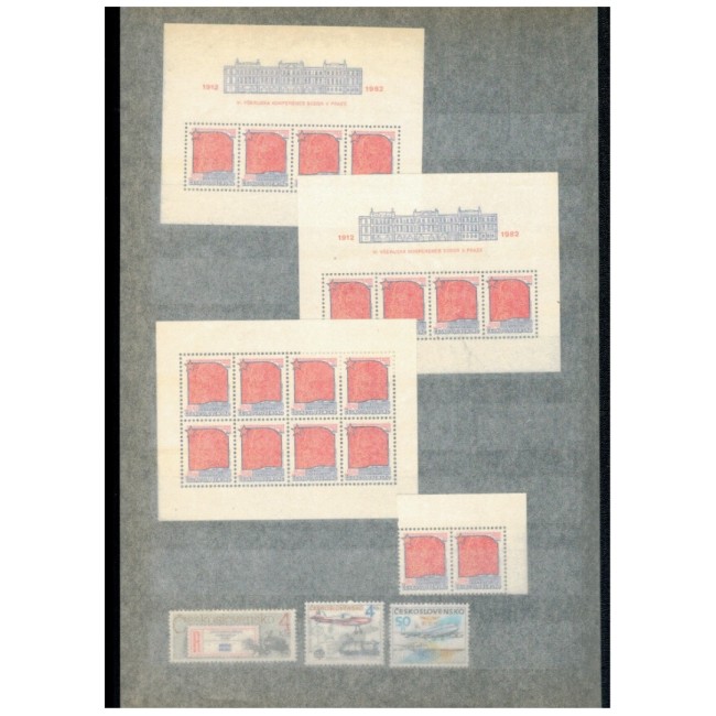 Cehoslovacia - Colecție timbre neuzate in clasor