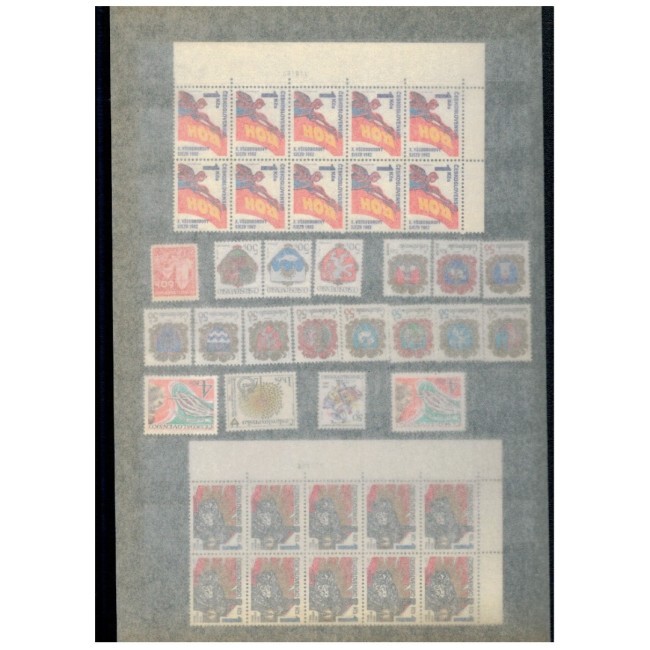 Cehoslovacia - Colecție timbre neuzate in clasor