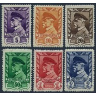 Cehoslovacia 1945 - Președintele Masaryk, personalități, serie neuzata