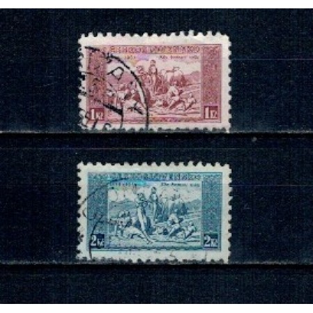 Cehoslovacia 1934 - Centenarul imnului national, serie stampilata