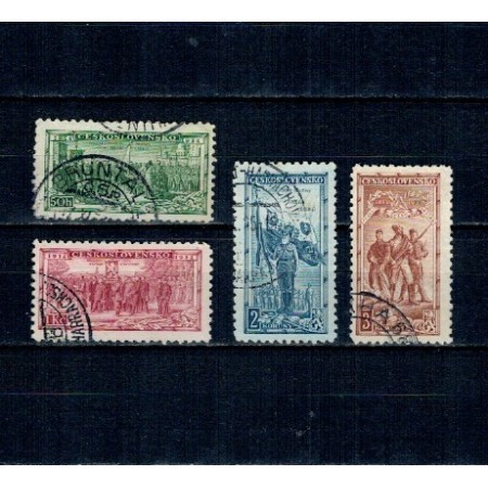 Cehoslovacia 1934 - Legiunile cehoslovace, serie stampilata