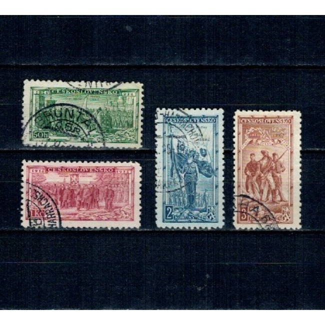 Cehoslovacia 1934 - Legiunile cehoslovace, serie stampilata