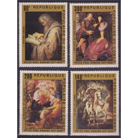 Congo 1978 - Rubens, pictura, arta, serie neuzata