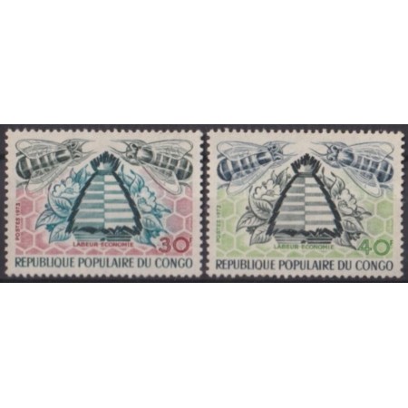 Congo 1973 - Albine, apicultura, serie neuzata