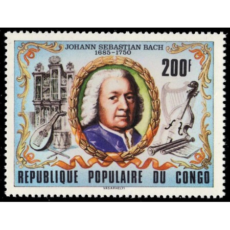 Congo 1979 - Bach, compozitor, neuzat