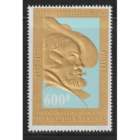 Congo 1977 - Rubens, arta, folio gold, neuzat