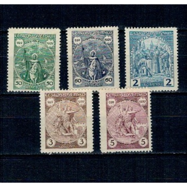 Cehoslovacia 1929 - Ducele (Sfantul) Wenceslaus I, serie nestampilata