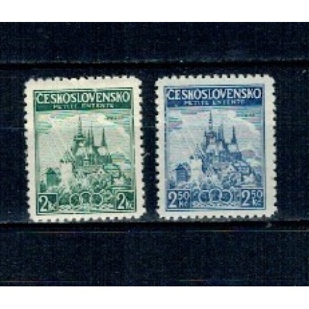 Cehoslovacia 1937 - Mica Antanta, serie neuzata