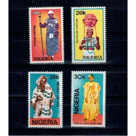 Nigeria 1989 - Costume tradiționale, serie neuzata