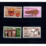 Nigeria 1989 - Instrumente muzicale, serie neuzata