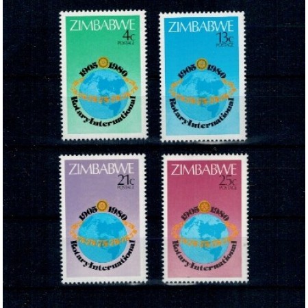 Zimbabwe 1980 - Rotary, serie neuzata