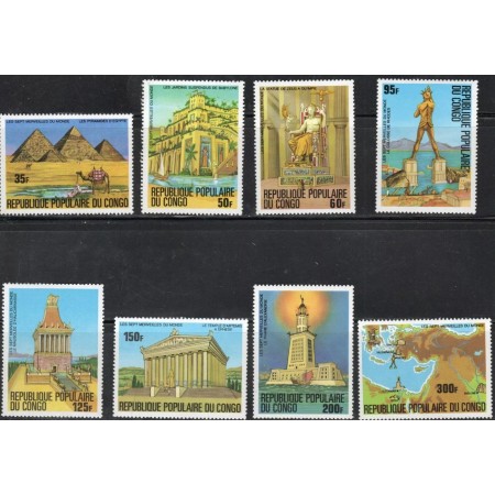 Congo 1978 - Minunile lumii antice, monumente, serie neuzata