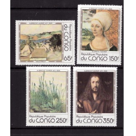 Congo 1978 - Durer, picturi, arta, serie neuzata