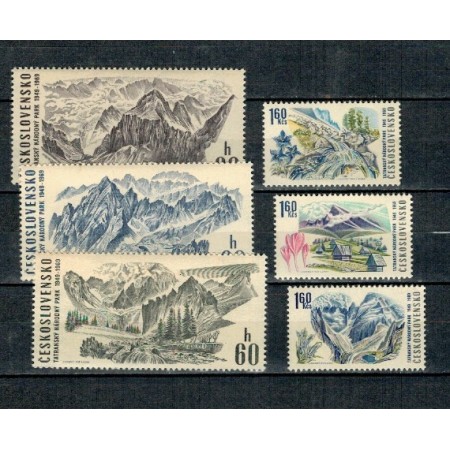 Cehoslovacia 1969 - Parcul National Tatra, flora, serie neuzata