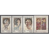 Cehoslovacia 1969 - Alphonse Mucha, arta, serie neuzata