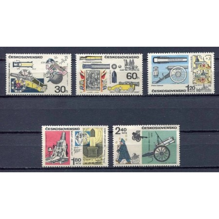 Cehoslovacia 1970 - Tunuri istorice, arme, serie neuzata