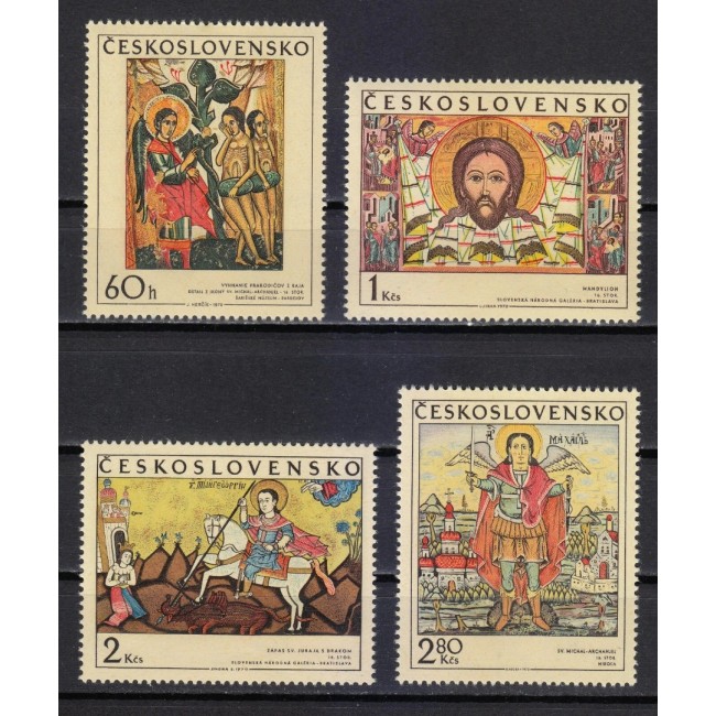 Cehoslovacia 1970 - Icoane slovace, arta, serie neuzata