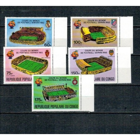 Congo 1980 - Campionatul Mondial de Fotbal, serie neuzata