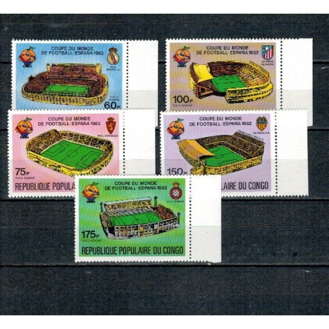 Congo 1980 - Campionatul Mondial de Fotbal, serie neuzata