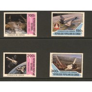 Congo 1981 - Cucerirea Spațiului, cosmonautica, serie neuzata