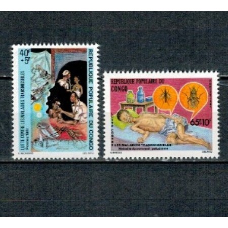 Congo 1981 - Medicina, serie neuzata