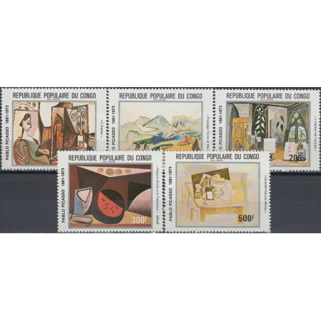 Congo 1981 - Picturi, arta, Picasso, serie neuzata
