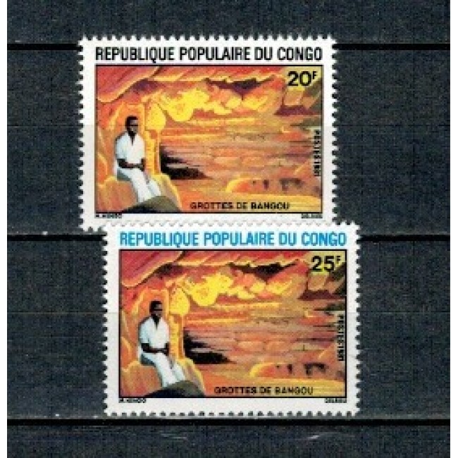 Congo 1981 - Peștera Bangou, serie neuzata