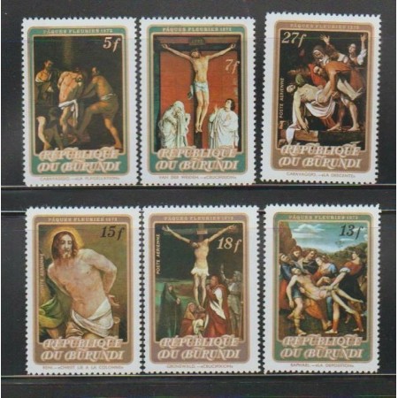 Burundi 1973 - Pasti, picturi, arta, serie neuzata