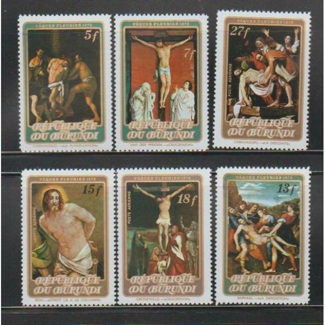 Burundi 1973 - Pasti, picturi, arta, serie neuzata