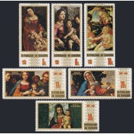 Burundi 1969 - Crăciun, picturi, arta, serie neuzata